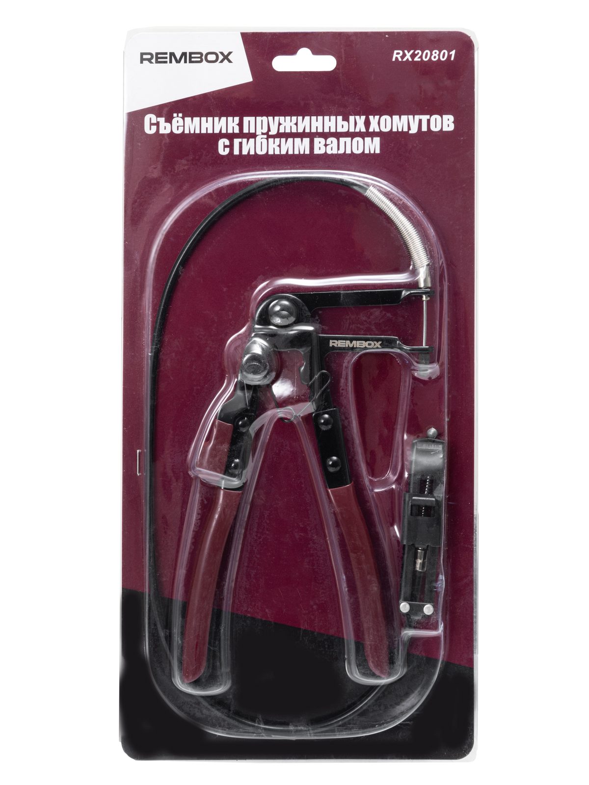 Клещи с гибким приводом для самозажимных хомутов