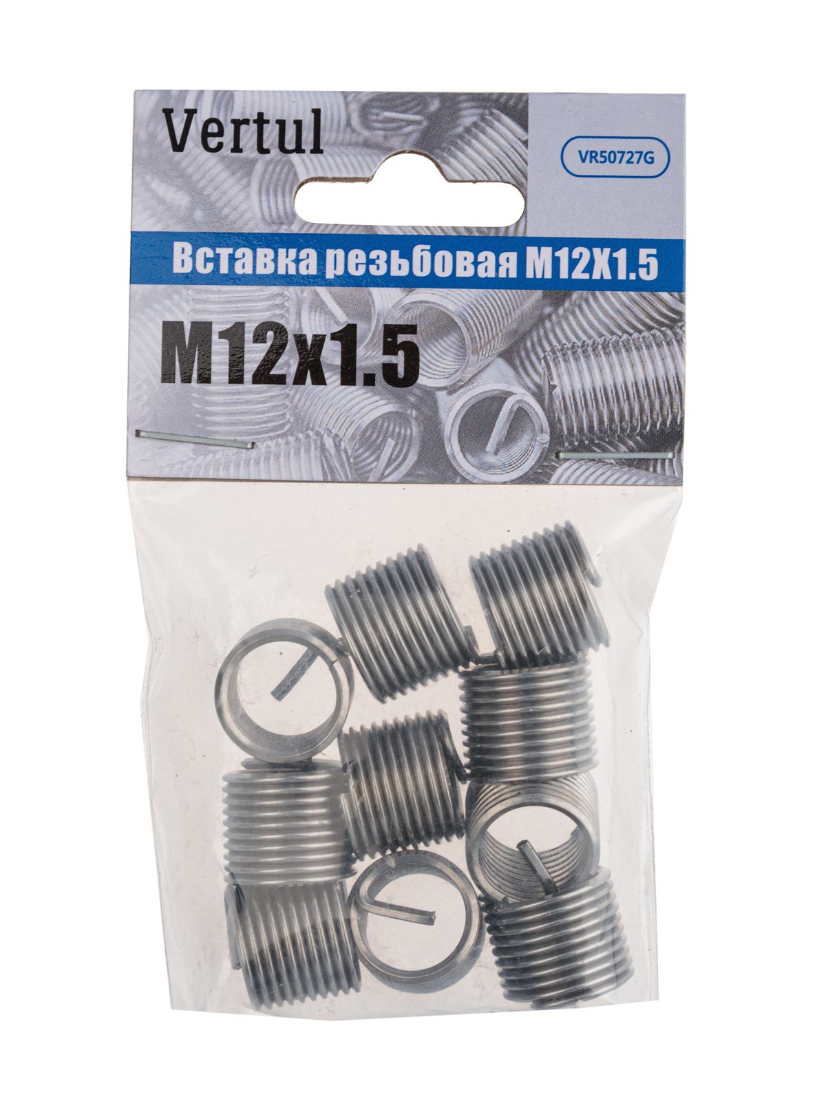 Вставка резьбовая M12X1.5 (упак.10шт) Vertul